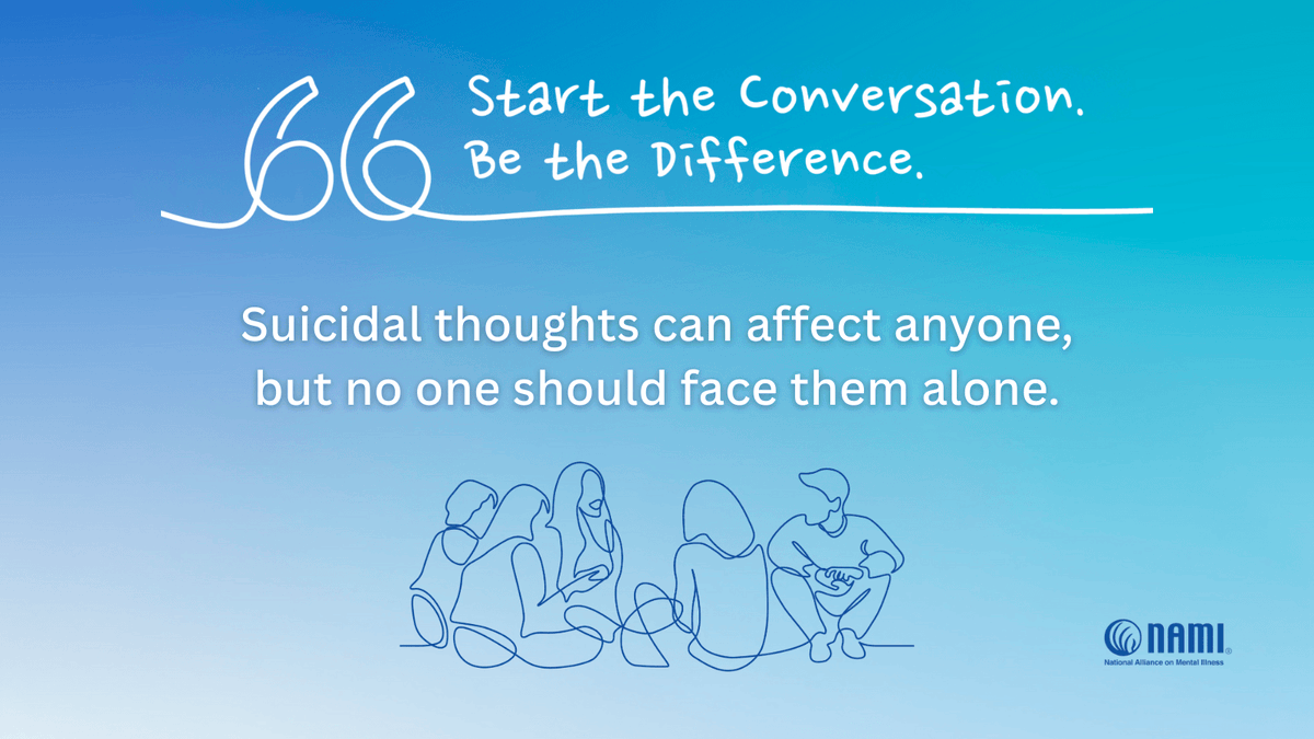 #SuicidePreventionMonth is a reminder that silence can cost lives — and conversation can save them. Suicide is the #2 cause of death among youth ages 10-14 in the U.S. and #3 among young people ages 15-24. Start a conversation. Be the difference. 👉 hubs.la/Q03HLfLp0 #NAMI