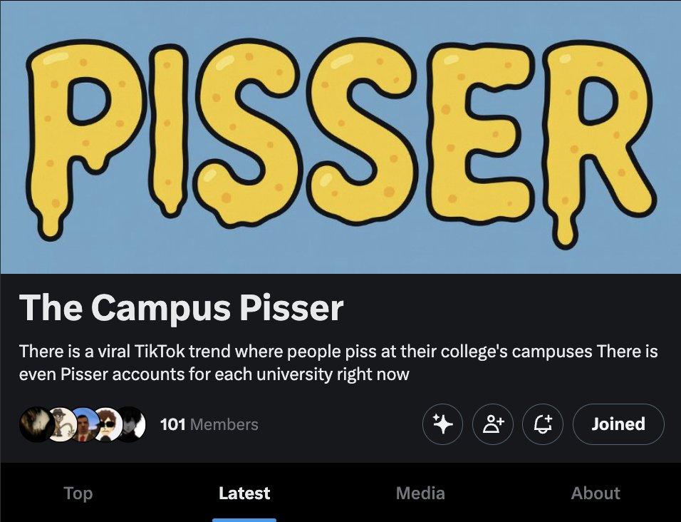 The Campus $PISSER community just reached 100+ Pissers

❗️  This is a huge achievement  ❗️

Assemble The PISSERs
