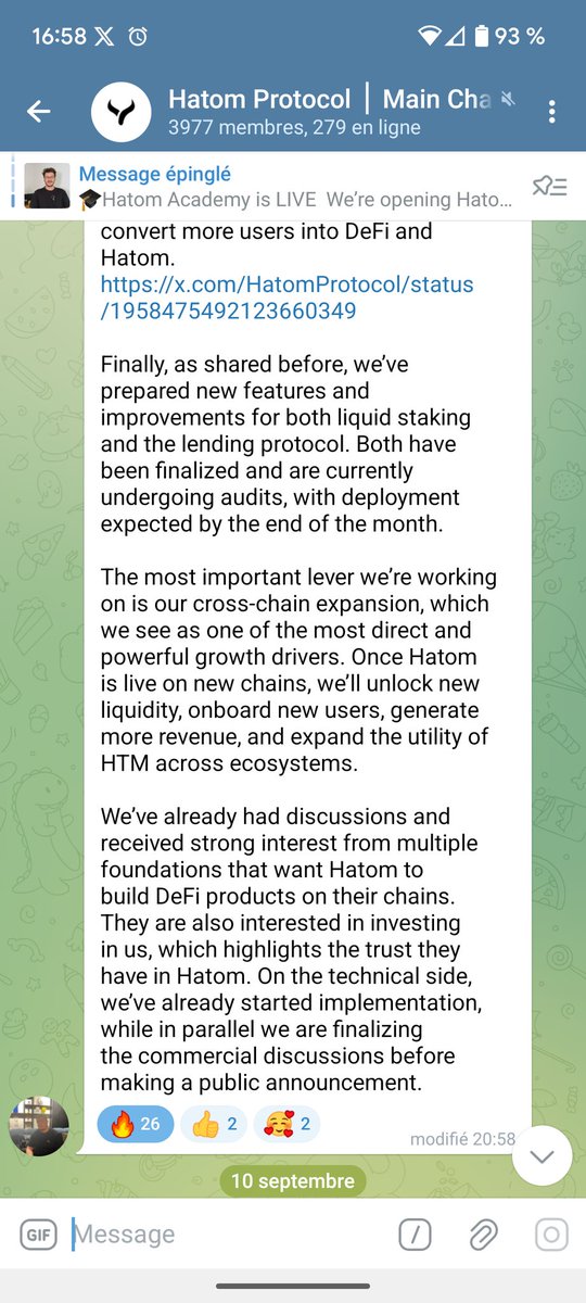 CryptodexL's tweet photo. @HatomProtocol @MultiversX @arda_org @rv_inc So many angry comments under this tweet! ๐
$HTM is not $EGLD
Expansion will change the game.
TVL ๐
Same token. Same supply. Several chains.
Investors will need #HTM to boost their lending positions
#HatomProtocol is ready to pump hard!
HTM/EGLD chart : ๐ต
HTM/USD : ๐ต๐ต๐ต https://t.co/5a4g3jUm2s