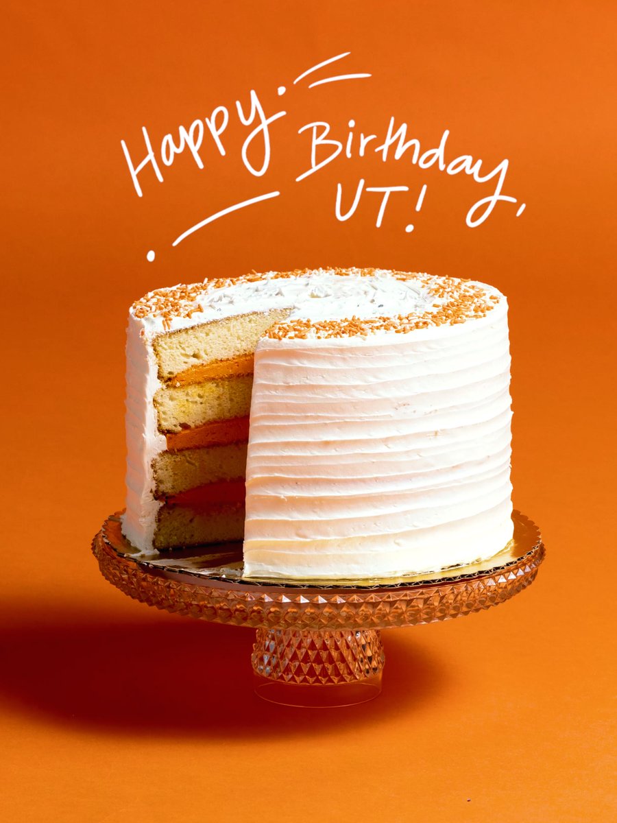 UTKnoxville's tweet image. We're enjoying a slice of Big Orange birthday cake thanks to Vol Bakery today! Happy 231st birthday, UT! 🎂