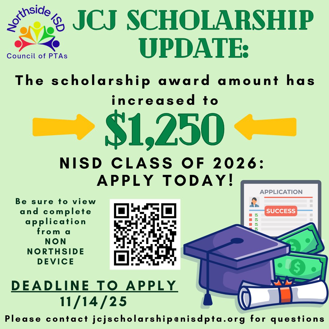 Husky Career Center (@career_holmes) on Twitter photo Husky Seniors! The Jack C. Jordan Scholarship has increased to $1,250! Take advantage of this opportunity! <a href="/NISDHolmes/">NISD Holmes</a> <a href="/nisd_nsite/">nisd_nsite</a> <a href="/HolmesCounselor/">Holmes/NSITE_Counseling</a> <a href="/AvidHolmes/">HolmesAVID</a> <a href="/HolmesFamilies/">Family Engagement</a> Husky Seniors! The Jack C. Jordan Scholarship has increased to $1,250! Take advantage of this opportunity! <a href="/NISDHolmes/">NISD Holmes</a> <a href="/nisd_nsite/">nisd_nsite</a> <a href="/HolmesCounselor/">Holmes/NSITE_Counseling</a> <a href="/AvidHolmes/">HolmesAVID</a> <a href="/HolmesFamilies/">Family Engagement</a>