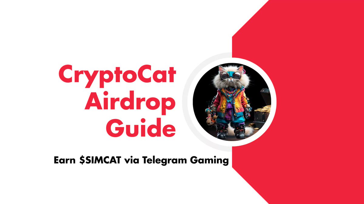 airdropbuzzHQ's tweet photo. 🐱 Play • Earn • Repeat!
CryptoCat Airdrop → Mine points on Telegram & convert to $SIMCAT 🚀
✅ Hourly mining cycles
✅ Upgrades & staking
✅ Referrals = extra rewards
👉 Join: https://t.co/diFgr5d8Nt
📖 Guide: https://t.co/z9Fz0yVtMX
#CryptoCat #SIMCAT #Airdrop #Solana https://t.co/sdMGsvQ4OO