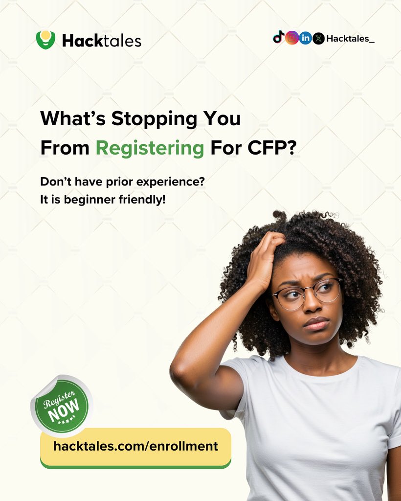 New to tech? No problem.
The Cybersecurity Foundation Program (CFP) by Hacktales was designed with beginners in mind.

No prior experience needed just your curiosity, consistency, and the desire to pivot into one of the fastest-growing careers in the world.

Your 2025 pivot