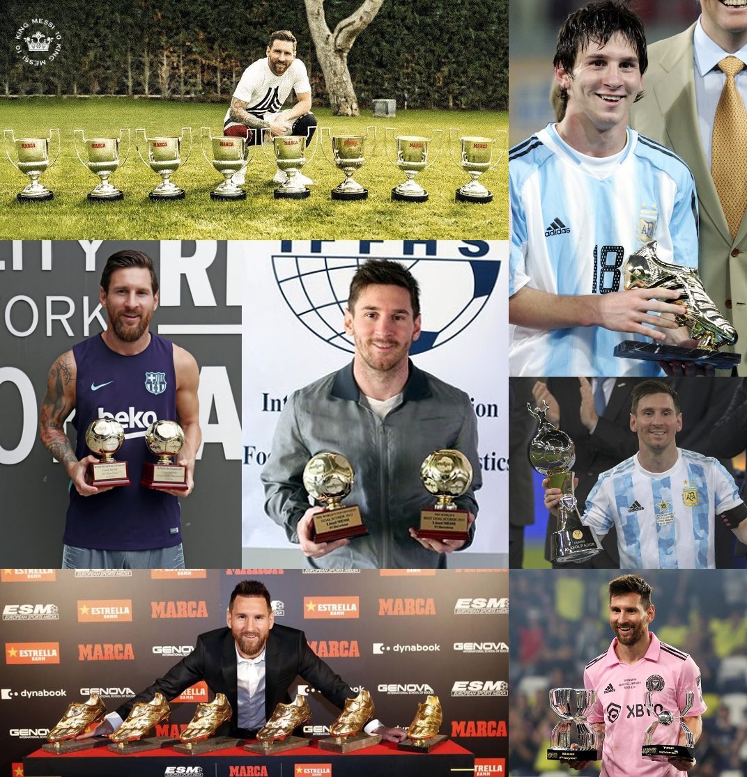 messi10_rey's tweet image. Premios de GOLEADOR de LIONEL🐐:

8 - La Liga
6 - Bota de Oro
6 - UCL
5 - SC ESP
4 - Copa del Rey
4 - Ligas Locales IFFHS
3 - Interna IFFHS
2 - SC EUR
1 - CA
1 - Mundial Clubes
1 - Leagues Cup
1 - Mundial Sub20
1 - Eliminatorias🆕

*Leo 19⚽️está a 1⚽️del goleador de la MLS 2025