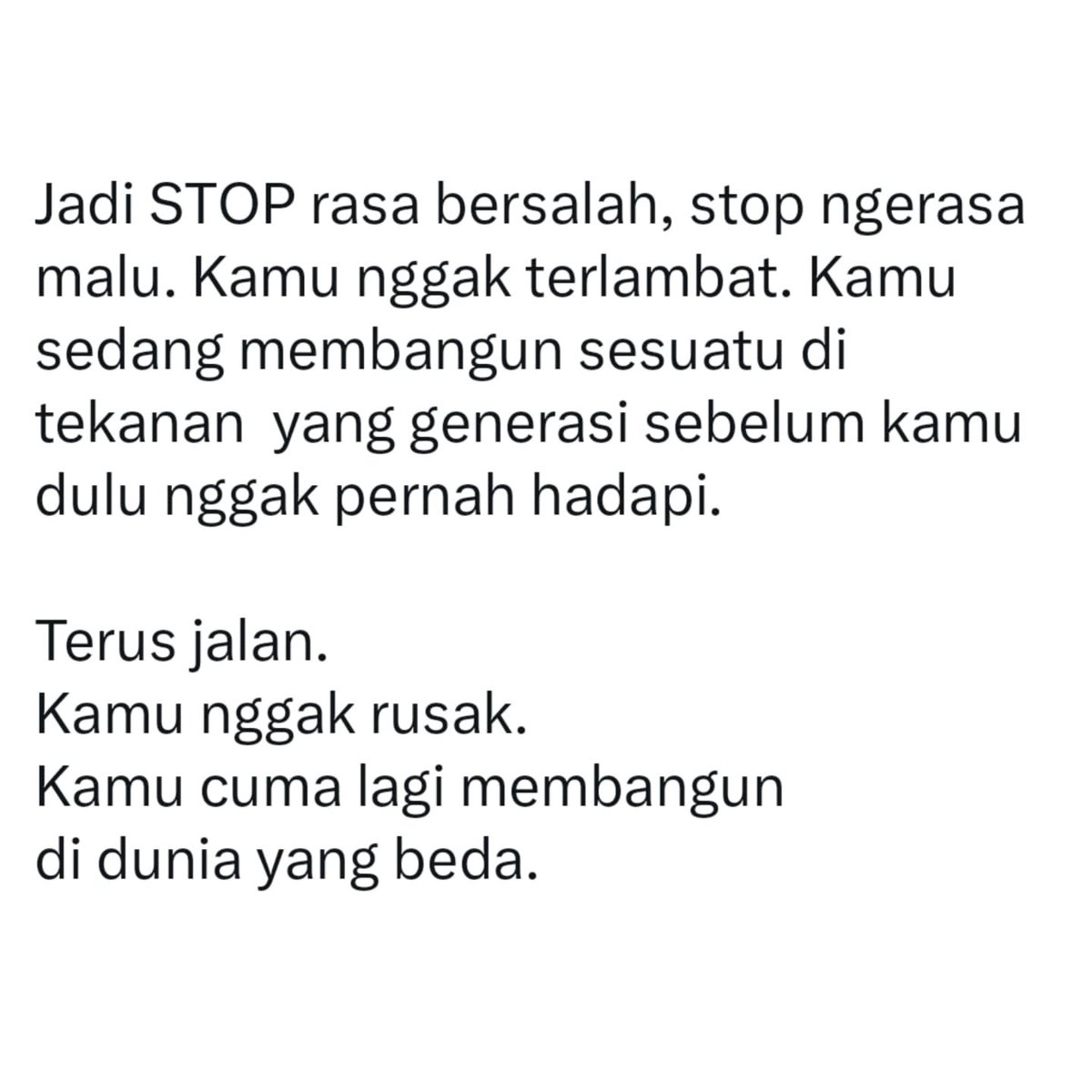 tapi mau gimana lagi emang zamannya dah beda