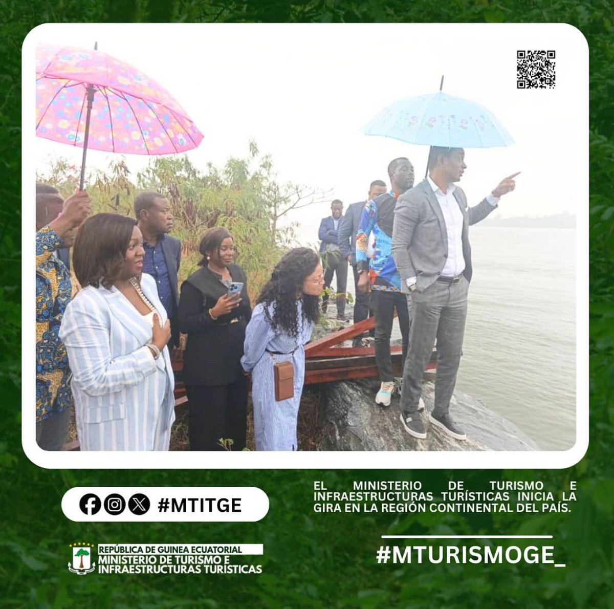 EL MINISTERIO DE TURISMO E INFRAESTRUCTURAS TURÍSTICAS INICIA UNA GIRA EN LA REGIÓN CONTINENTAL DEL PAÍS.

El objetivo es evaluar las infraestructuras turísticas e identificar los atractivos turísticos de esta parte del país. 

minturismo.gob.gq/el-ministerio-…

#Mturismo