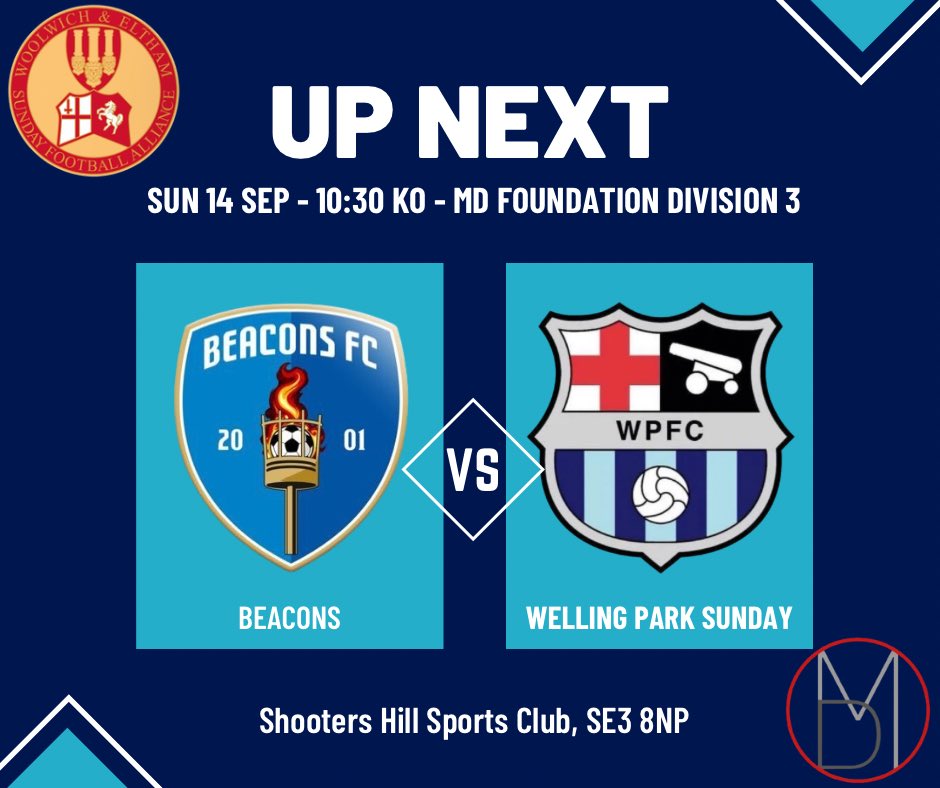 Back on home turf this Sunday vs <a href="/WellingParkSun/">Welling Park Sundays</a>

#upthebeacs