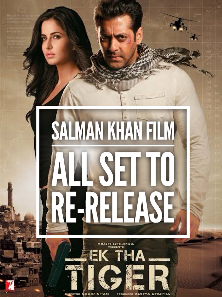 iBeingKrishna03's tweet photo. Get ready, #SalmanKhan fans 🔥💥
#EkThaTiger is roaring back to the big screen!
A golden chance for a whole new generation to witness the thrill, the action, and the legend — the way it was meant to be seen!
#KabirKhan #TigerIsBack https://t.co/eX47bXHYYr