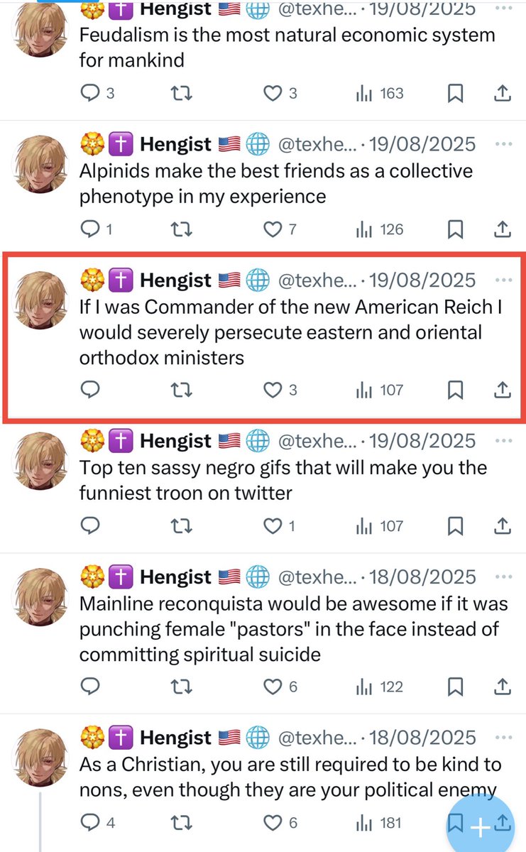 OOrtho23's tweet photo. @texhengist @Moth3rmomo Or what? you’re going to persecute them?
Lord have mercy. https://t.co/FsPbbF5NRh