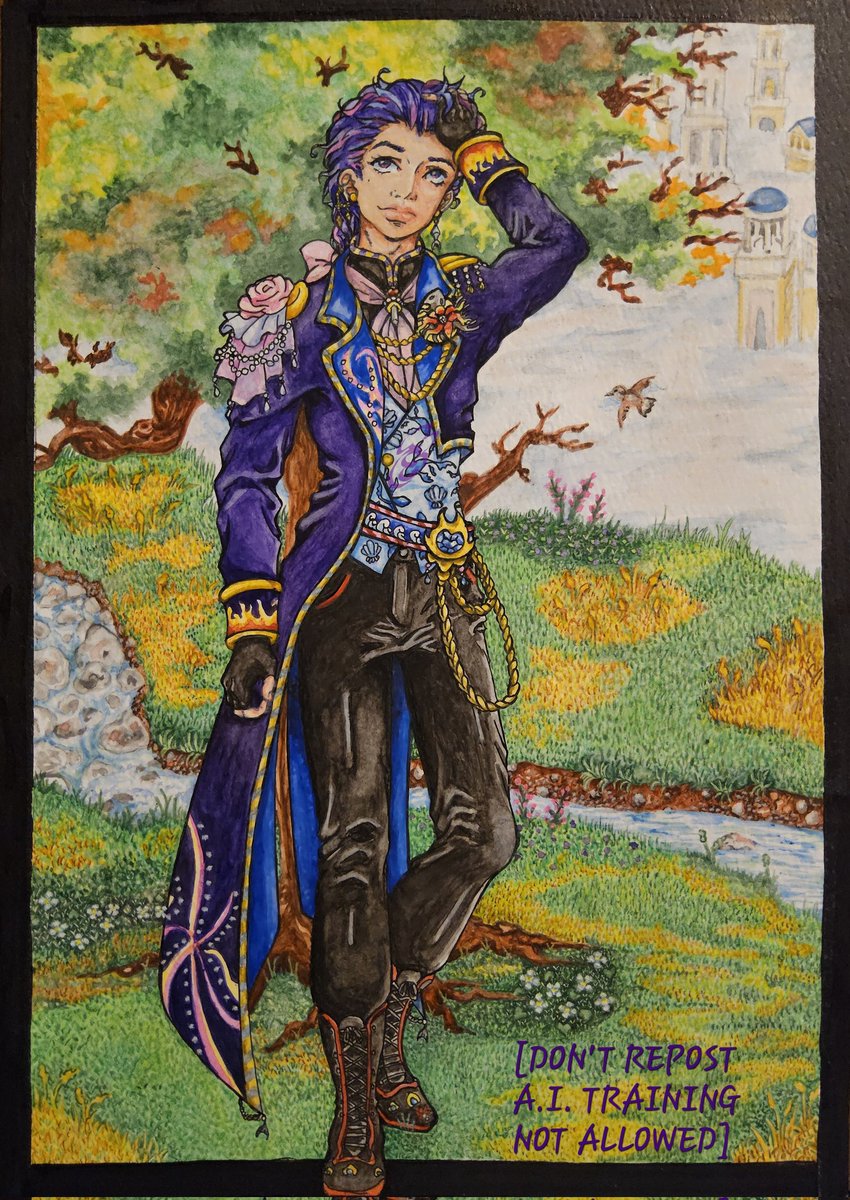 THE MOMENT HAS COME!
I finally finished the promised piece and I'm happy with how it turned out. I can't believe it's been 3 month since I started on it.