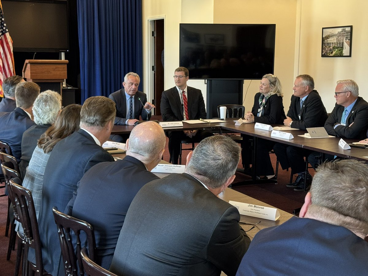 Thank you <a href="/SecKennedy/">Secretary Kennedy</a> for your enthusiastic support of meat and poultry and its important nutritional value. We appreciate your leadership and look forward to working with you on Making America Healthy Again!