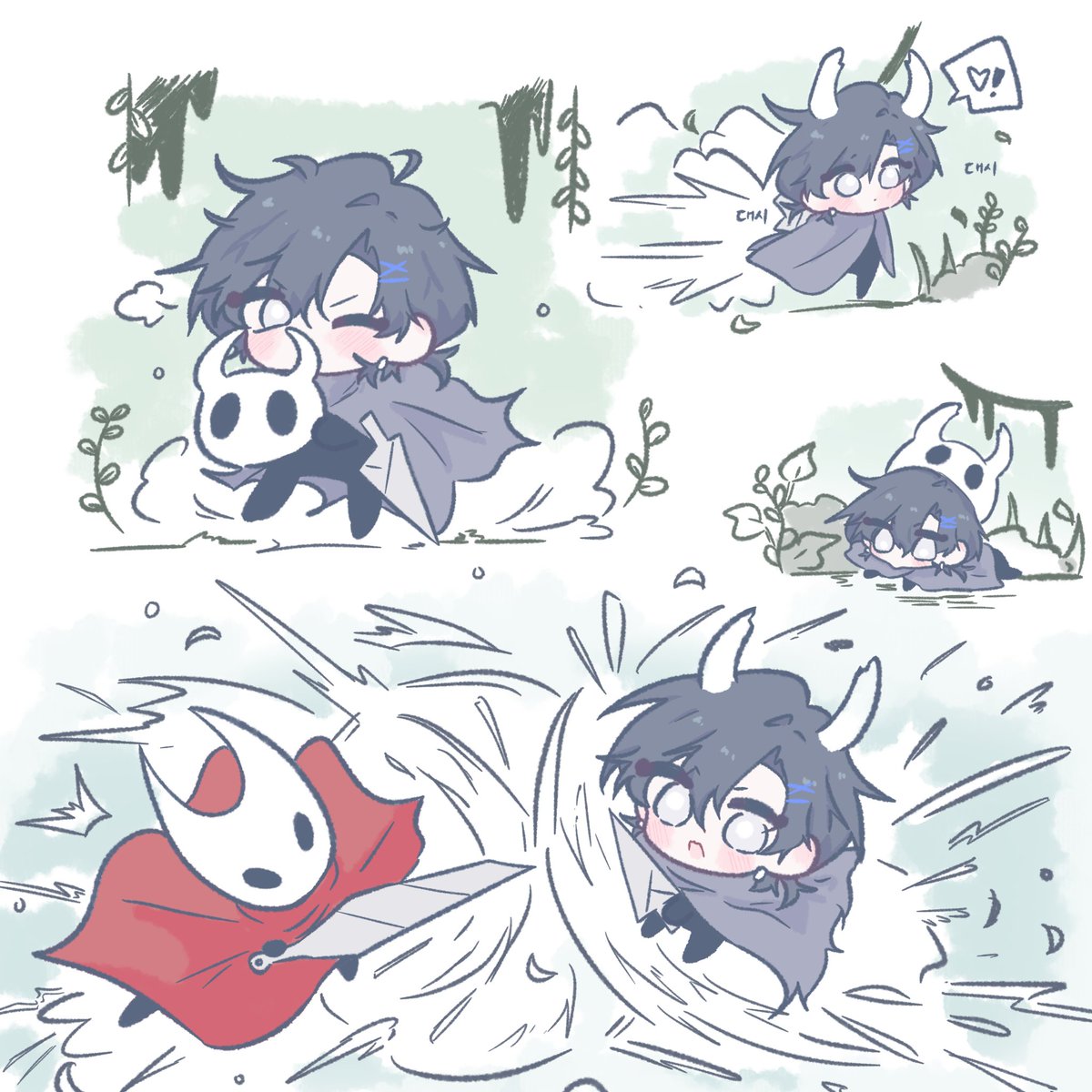 #jack_art 
할로우 나이트 재밌었다!:3