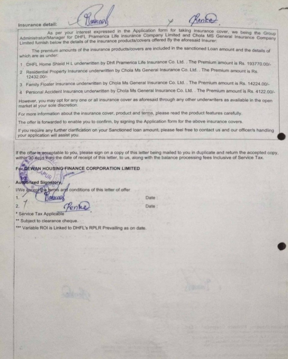 Nitinrenke's tweet photo. What is this problem???
I had taken a loan from DHFL in 2016. According to the sanction letter, this loan should be closed in 2029 but according to the payment schedule it is showing till 2031. Please explain how this is done. I am attaching the documents of that bellow.
@RBI https://t.co/LrQ5g1YChw