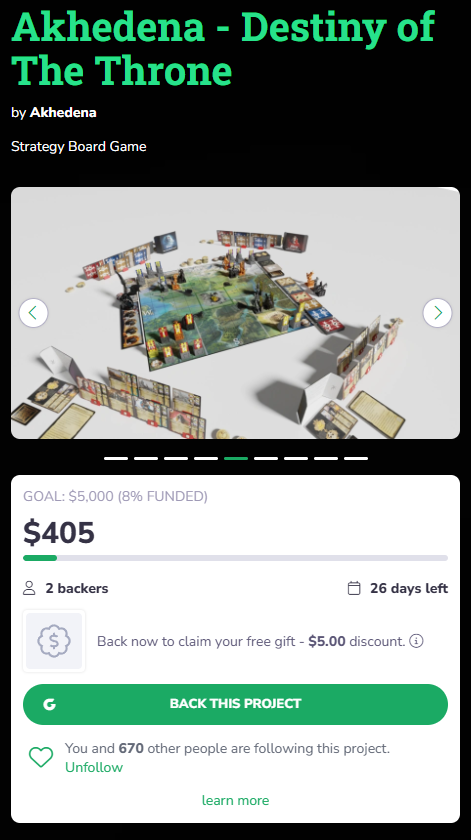 akhedena's tweet photo. Crowdfunding Live Now!
#Akhedena #BoardGame #Tabletop #StrategyGame #Heroes #Crowdfunding #DragonBattle https://t.co/V6Hi0X0I22