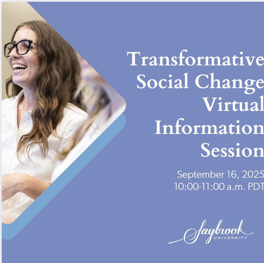 Saybrook University tweet media