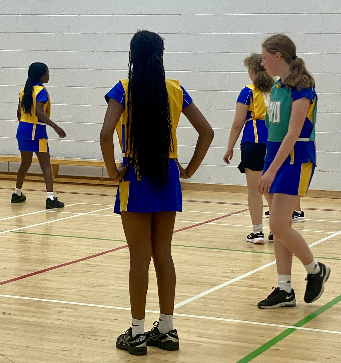 Busy afternoon for all of the yr7/8 pupils. The boys travelling to Stoneygate for their first matches of the season. The netballers practicing in the full court ready for their fixtures next week.