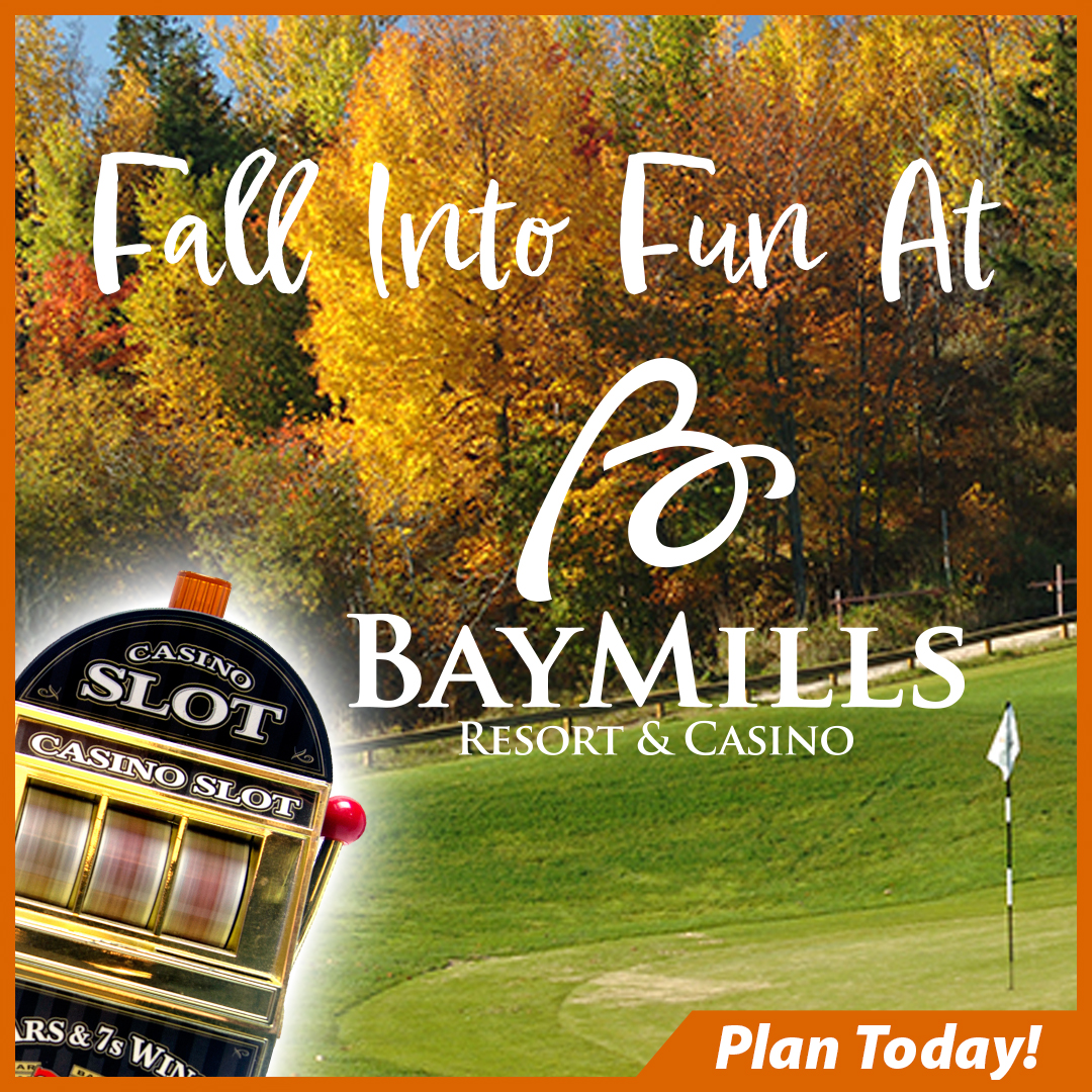 BayMillsCasino's tweet image. Get in your last few rounds of golf this season at Wild Bluff Golf Course!⛳
Tee times are from 10am-5:30pm. Call the Pro Shop to
book a tee time at (906)248-5860.

The last day of play is projected to be Sunday,
October 12, 2025.
#bittersweet #falltime #golf #wildbluff