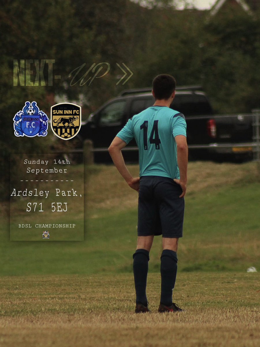 ⏩️ Next-Up Sun Inn FC

Roll on the weekend!😁

#UTSI 🩵