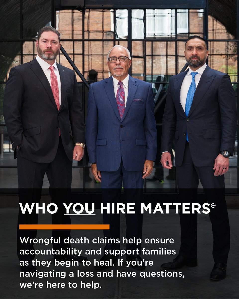 AbrahamWatkins's tweet image. When tragedy strikes, families deserve answers — and justice.

Here’s what defines a wrongful death claim and how we can help you through it.

#WrongfulDeath #Houston #Attorney #Personalinjury