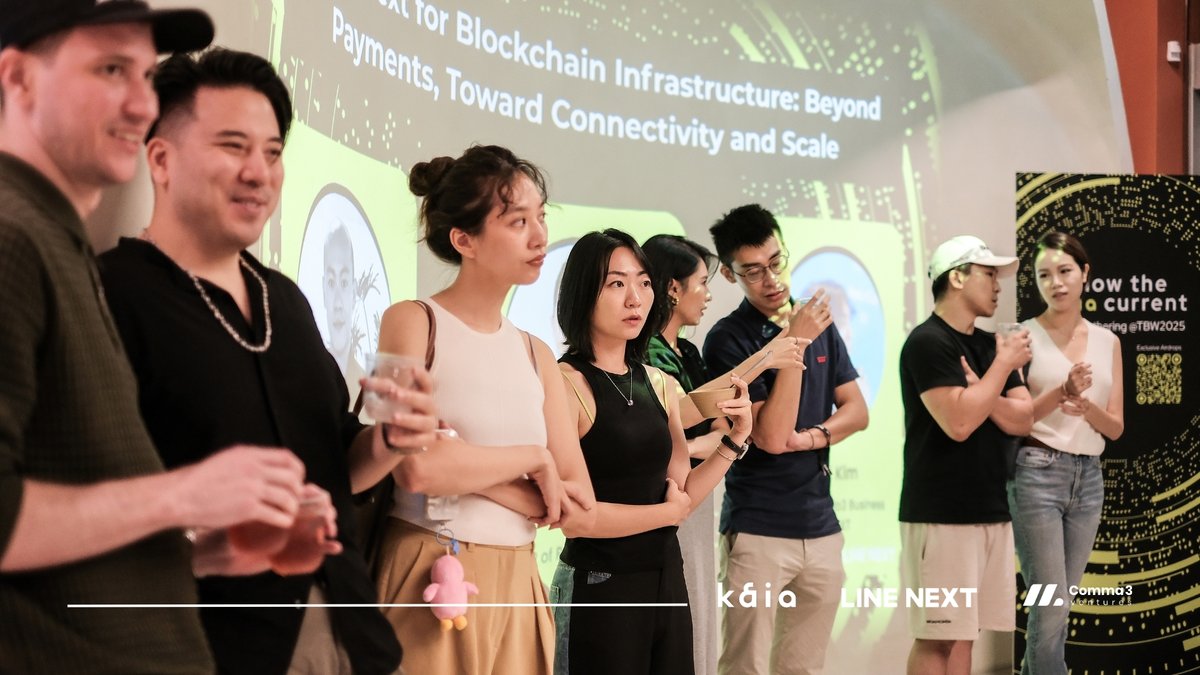 comma3vc's tweet photo. ✨ Recap: Follow the Kaia Current — Networking @ TBW2025 ✨

🌟At #TBW2025 ( @TaipeiWeek  ), Kaia Foundation ( @KaiaChain ), LINE NEXT & Comma3 Ventures co-hosted Follow the Kaia Current — a high-level networking evening at Lit Lit, Taipei, bringing together global VCs, ecosystem builders & strategic partners 🌊