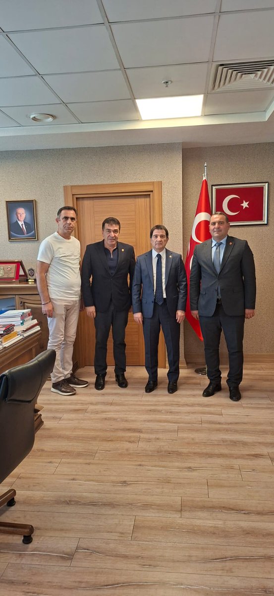 Bugün  <a href="/MHP_Bilgi/">MHP</a> de <a href="/TmsyGaziler/">T.M.S.Y GAZİ SAYILMAYANLAR</a> başkanımız  <a href="/ErtugrlGaziTmsy/">ERTUĞRUL GAZİ DEMİR</a> ve Başkan yardımcılarımız
Sn <a href="/aydem057/">Aytekin Demirel</a>  
Sn <a href="/mustafaulu60332/">T.M.S.Y. mustafa uludogan</a> 
birlikte <a href="/MHP_Bilgi/">MHP</a> Genel Başkan Yardımcısı Sn <a href="/ifarukaksu/">İsmail Faruk Aksu</a> ziyaret edilmişir.
Sn <a href="/ifarukaksu/">İsmail Faruk Aksu</a> ile
<a href="/TmsyGaziler/">T.M.S.Y GAZİ SAYILMAYANLAR</a> vatan evlatlarının Gazilik haklarını için