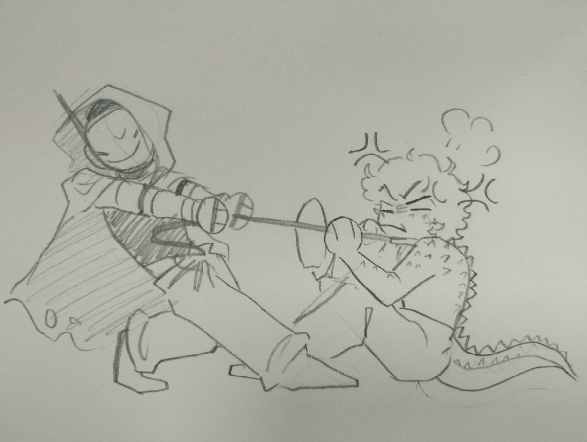 My robo!Dream and <a href="/Nexismadcrazy/">Nex is crazy EMERGENCY COMMISSIONS</a>'s crocodile Dream