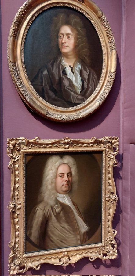 Henry Purcell was born on this day in 1659 

Here he is in the National Portrait Gallery alongside Handel.  They never met because Purcell died aged only 36 in 1695, when Handel was only 10 years old. However, Handel deeply respected Purcell's music