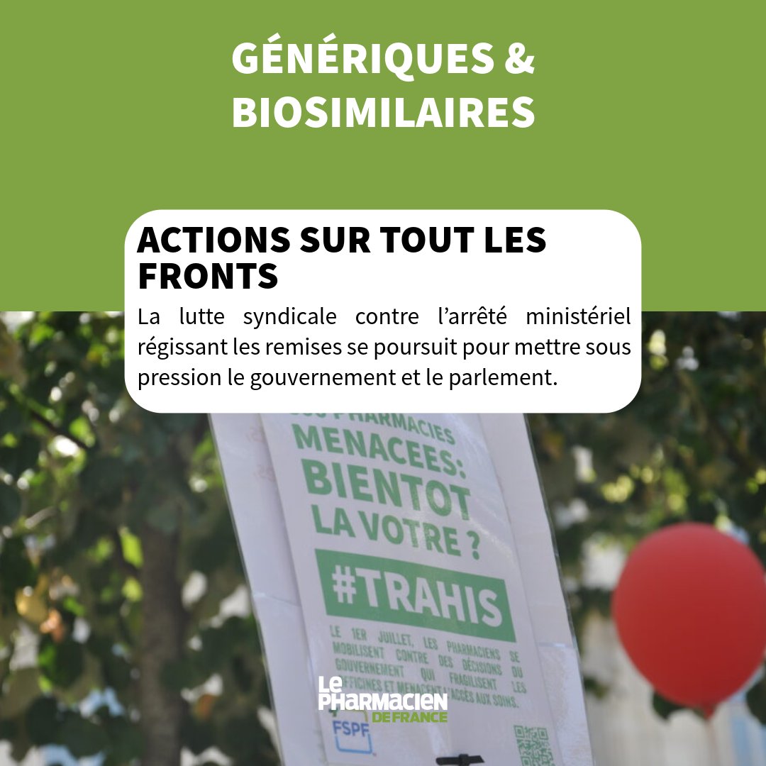 La <a href="/fspfsyndicat/">FSPF</a>  passe à l’action. Dans un communiqué en pleine page, elle accuse le gouvernement de favoriser les laboratoires au détriment de la santé. Malgré la nomination récente de Sébastien Lecornu, les syndicats préparent une contestation sans précédent.