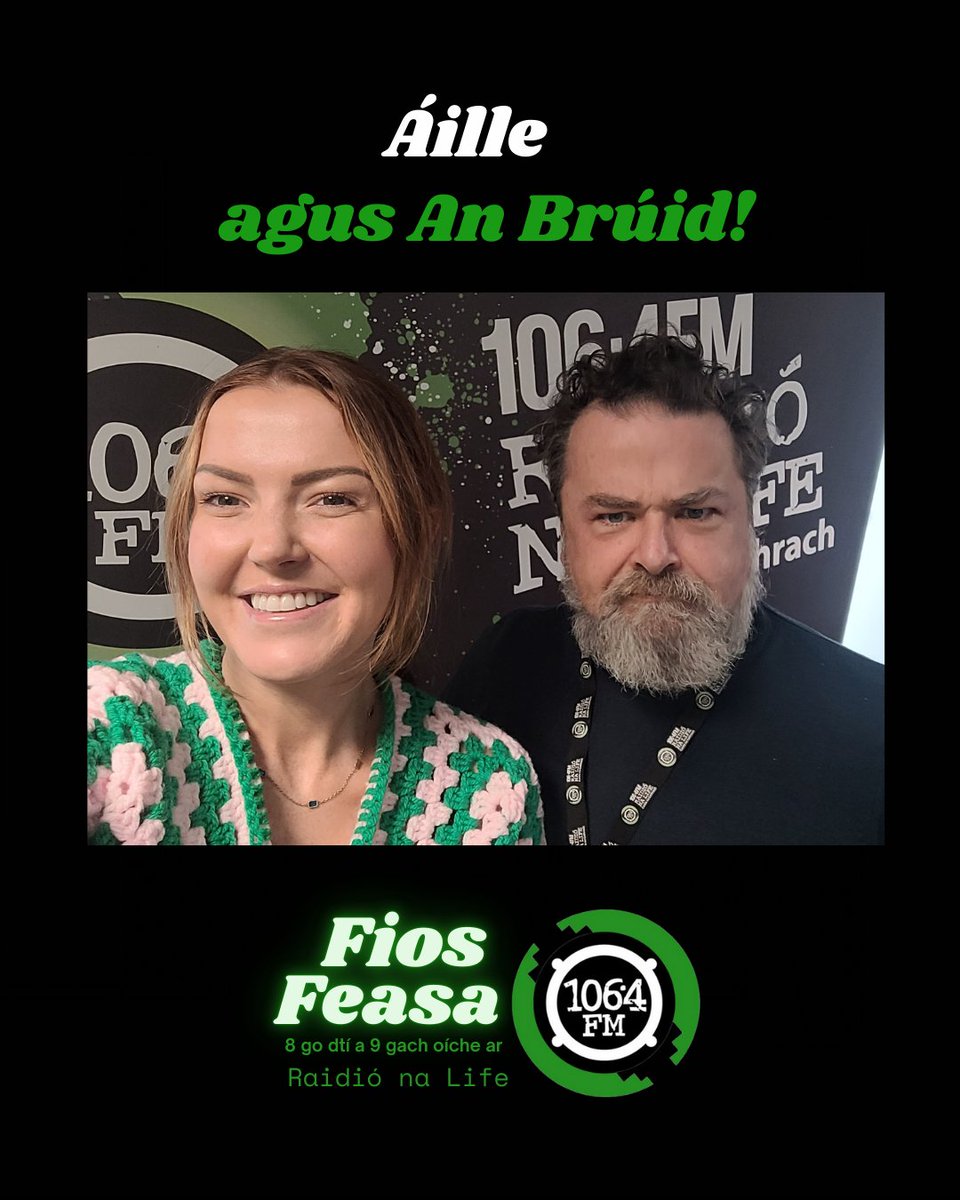 Anocht ar #FiosFeasa ... Caoimhe Ní Mhaolagáín sa stiúideo ag insinnt dúinn faoi Cultúr le Chéile, Éamon Ó Cíosáin ag labhairt faoi Féile na bhFlathartach agus Aodhán Ó Baoill ina chodladh...! É sin agus ceol den scoth! @caoimhenimhaolagain_ @oflahertysociety <a href="/ucdgaeltacht/">Gaeltacht UCD 🌏🇮🇪 University College Dublin</a>