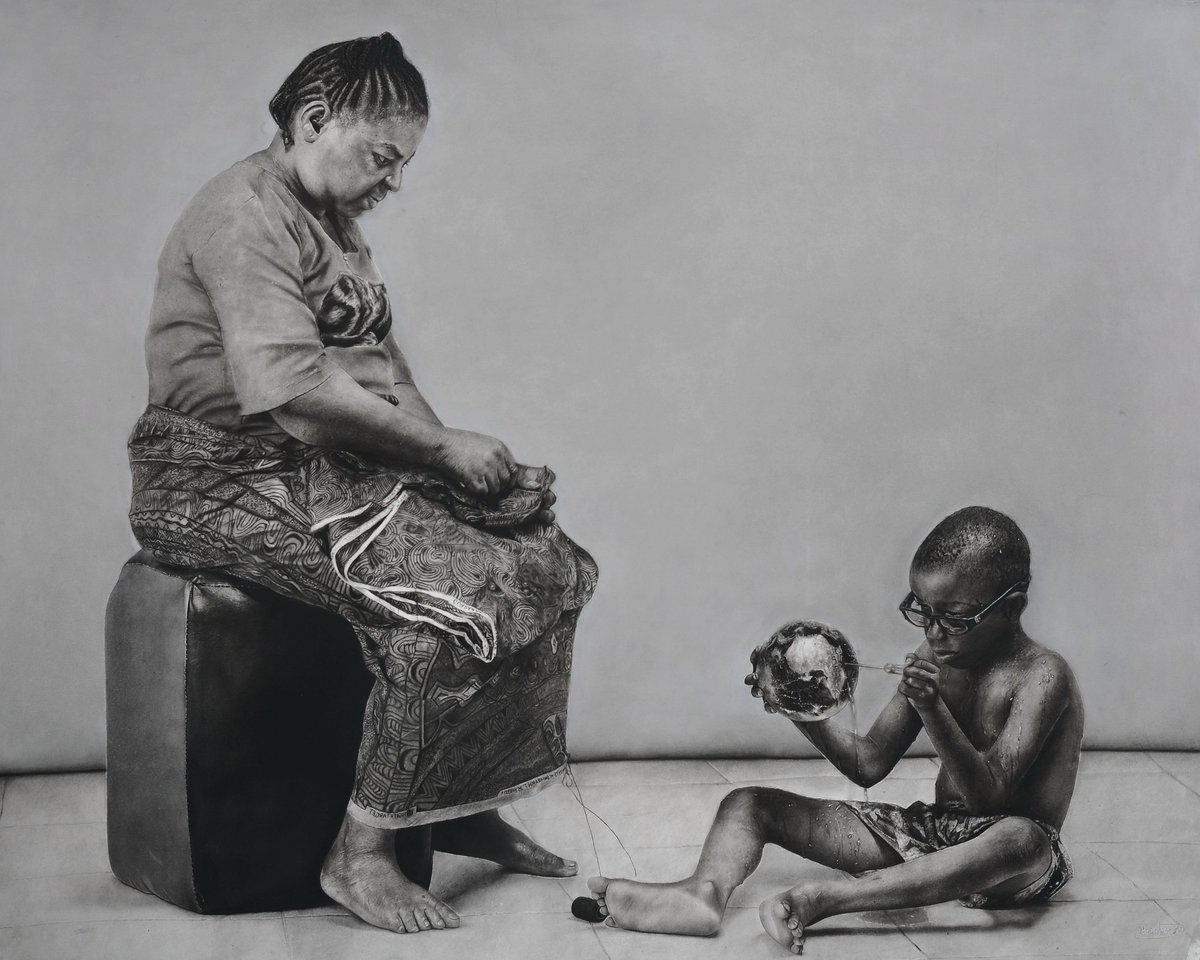 Please stop scrolling, I want to show you my art. Charcoal on Paper.