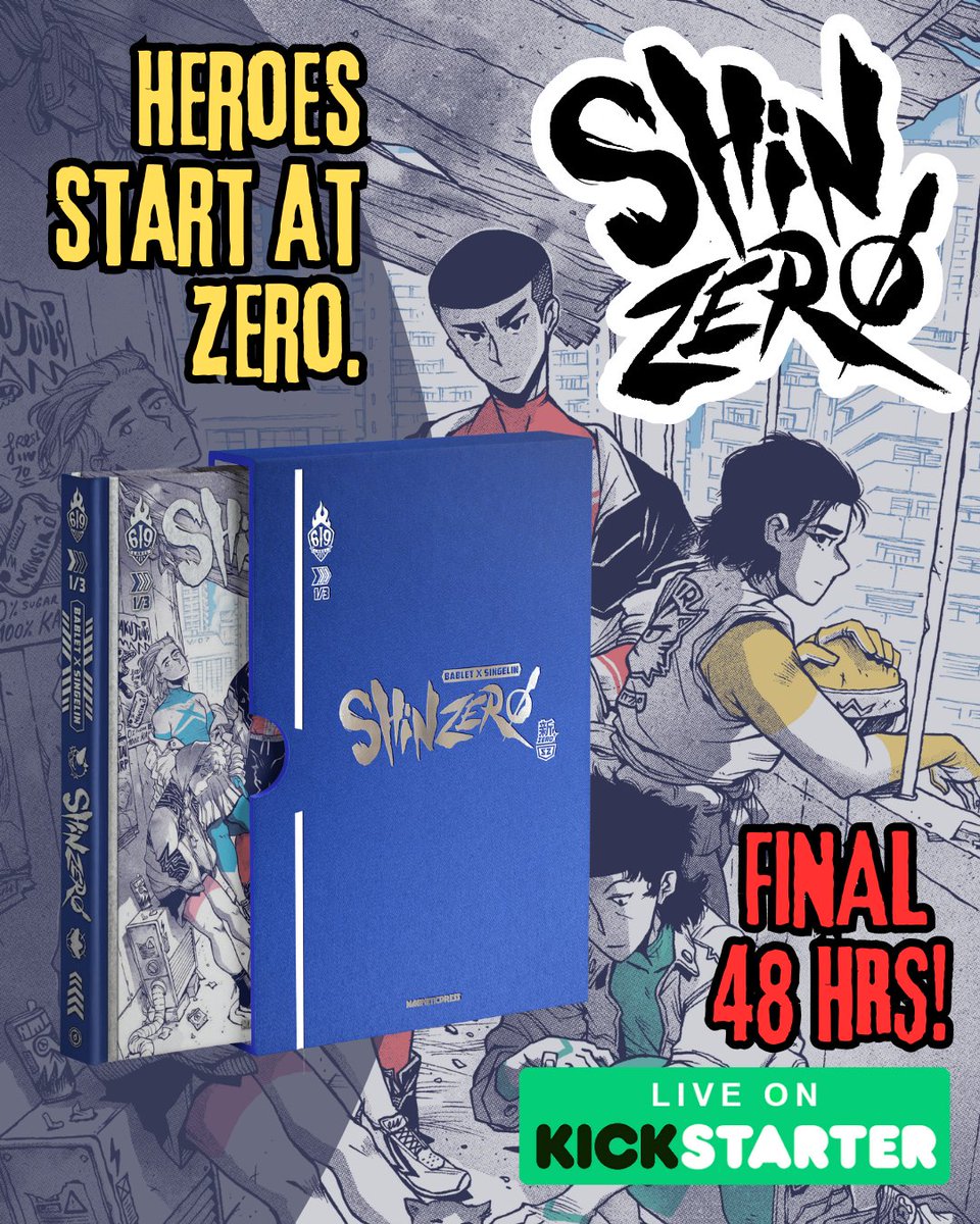LAST CHANCE, squad! Only 48 Hours Left for SHIN ZERO — our Sentai action showdown is almost over! Watch our Zeroes rise to heroes against kaiju! Head to kickstarter and join the team: 👉 bit.ly/shinzeroKS