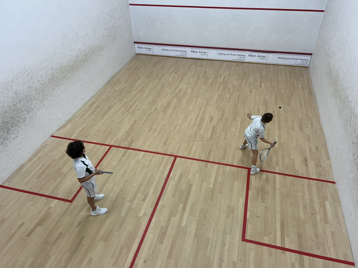 Games afternoon with some Y7s learning about squash <a href="/Beacon_School/">The Beacon</a>