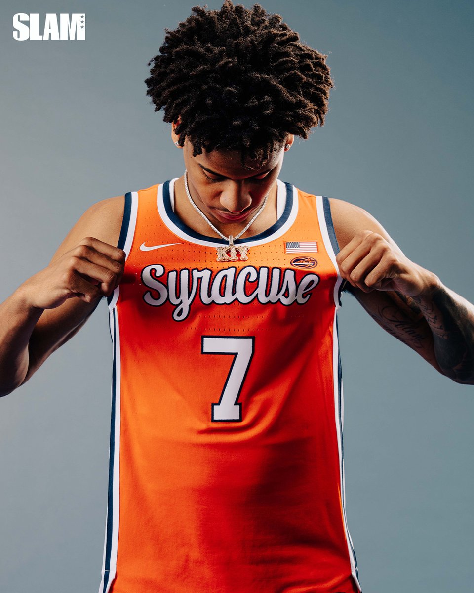 SLAMonline's tweet photo. Ready for the Dome. Syracuse's future, Kiyan Anthony, for SLAM 258. https://t.co/uxyor44wKg