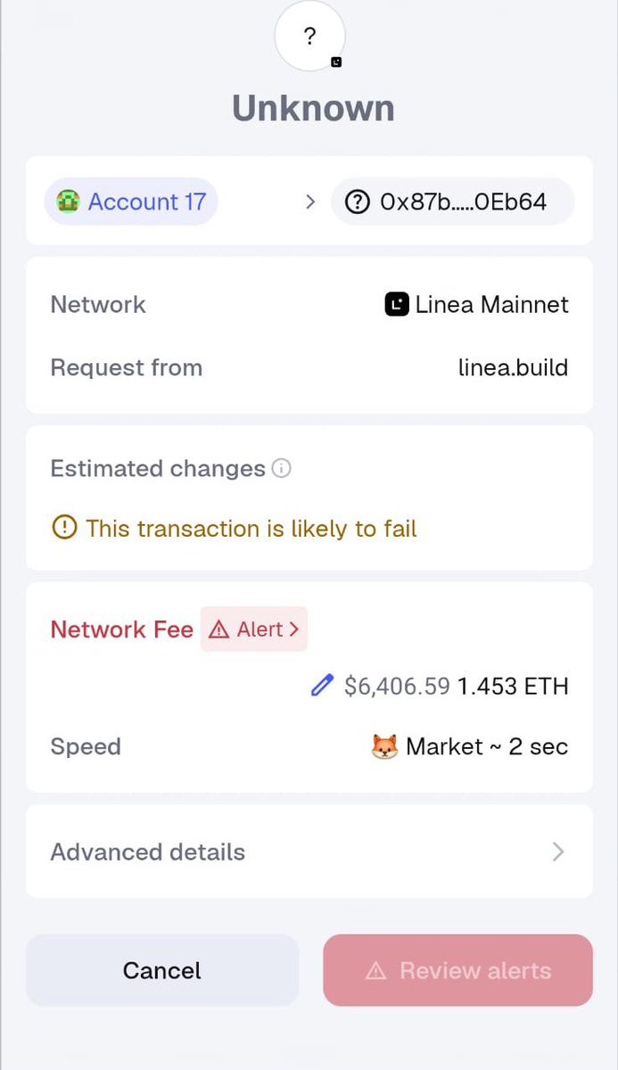 gauravnegi19's tweet photo. What the actual fuck, just to claim $300 airdrop i have to pay $6400 fees. @LineaBuild is the biggest scam in crypto, @DeclanFox14 you are biggest lier and scammer in crypto, Soon Linea will be a ghost chain.
#Linea #LineaScam https://t.co/bV4CdOl8Jq