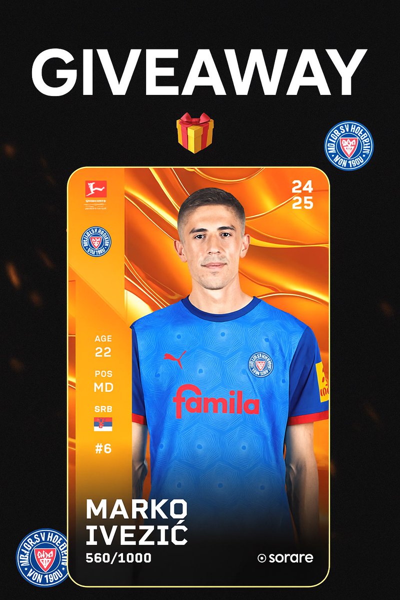 🎁🎁GIVEAWAY🎁🎁

Concours Sorare :
Carte de MARCO IVEZIĆ à gagner !!

Condition ✍️ :

- follow <a href="/leforoyt/">Leforo</a> 
- Retweet 🔄
- Like ❤️

Tirage au sort le 17/09

#giveaways #giveaway #sorare #sorare26