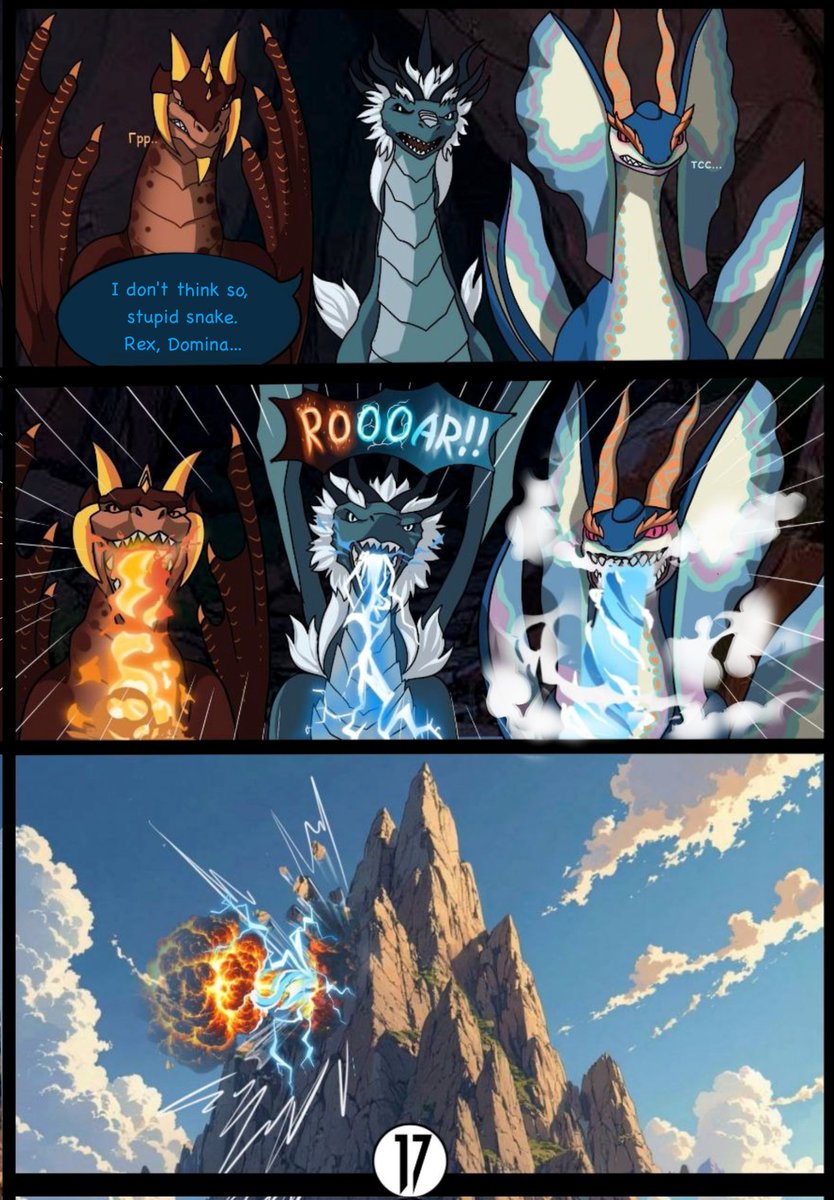 The seventeenth page with a new style. #tde #thedragoneffect #tdp