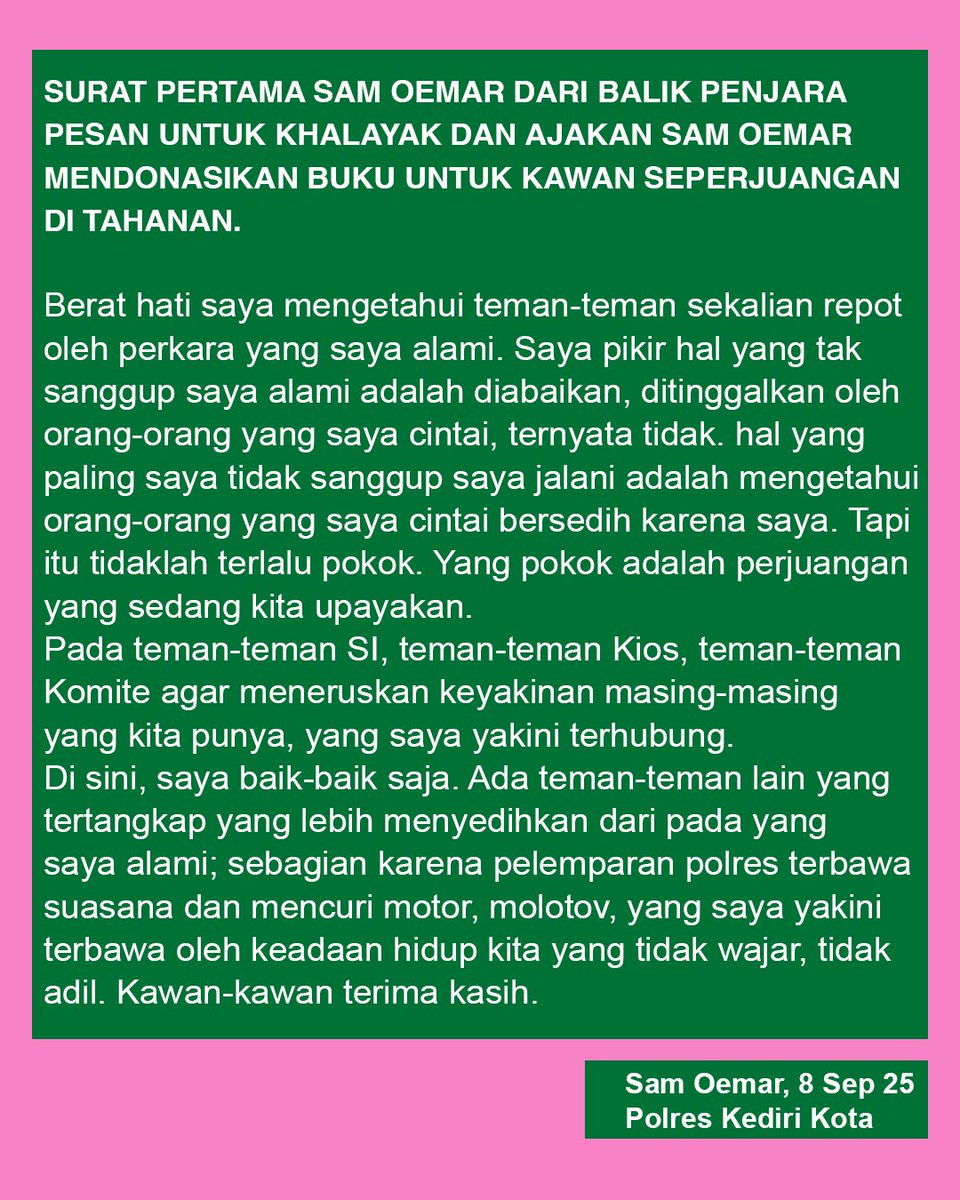 Bareng Warga - #BebaskanKawanKami tweet media