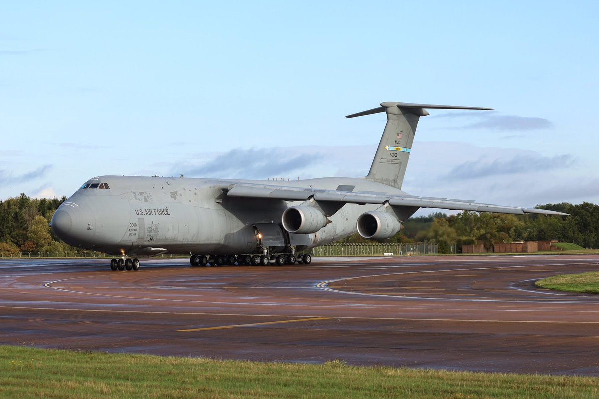 Military Monitoring World (@milmonworld) on Twitter photo USAF Strategic Airlift arrivals at RAF Fairford this morning ahead of an anticipated Bomber Task Force deployment later this month with KC-46 22-46099 callsign RCH618 and C-5 85-0008 callsign RCH2004. Photos: Lewis Moran #AvGeek #RadioGeek #MilMonWorld USAF Strategic Airlift arrivals at RAF Fairford this morning ahead of an anticipated Bomber Task Force deployment later this month with KC-46 22-46099 callsign RCH618 and C-5 85-0008 callsign RCH2004. Photos: Lewis Moran #AvGeek #RadioGeek #MilMonWorld
