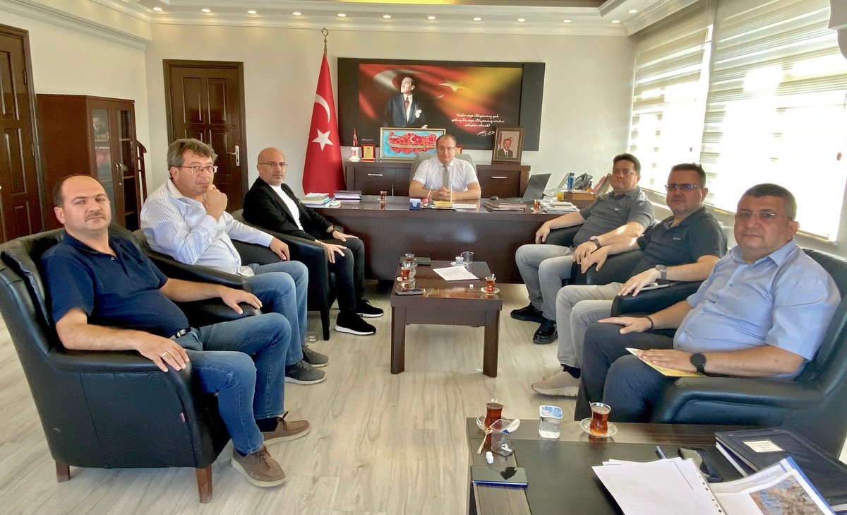 Organize Sanayi Bölgemize kurulması planlanan doğalgaz istasyonu ile ilgili çalışmalar hakkında, OSB yönetim kurulumuz bilgi aldı.
