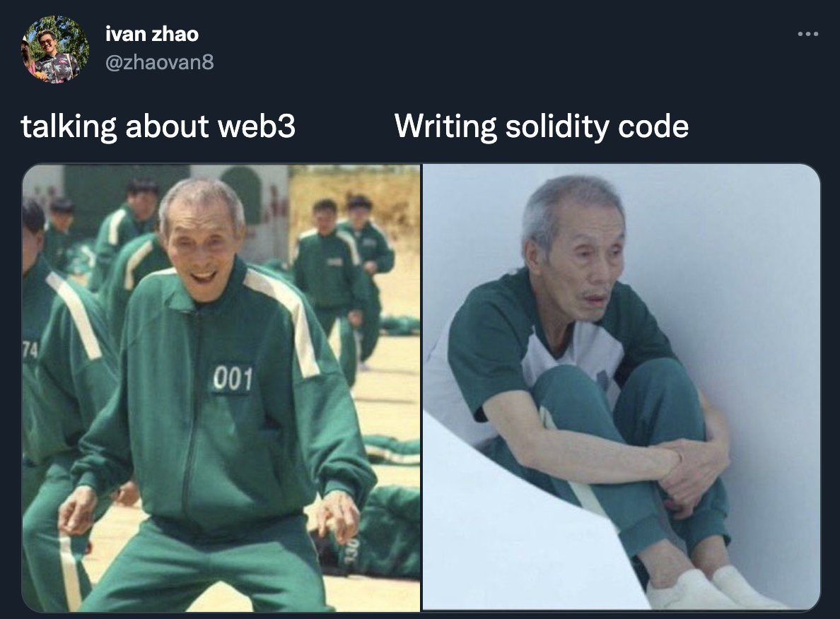 web3fame's tweet photo. Funny but it's real.
Everybody is always eager to start something, but when the challenges shows up, it only takes a high consistency spirit not to give up.

@web3 @web3dev @solana https://t.co/Pm1PZaP4sB