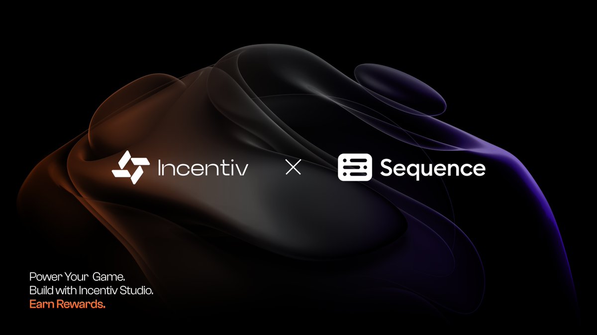 Two teams. One vision: Frictionless web3

Incentiv is partnering with <a href="/0xsequence/">Sequence</a> to launch Incentiv Studio, a low-code platform for on-chain dApps development.

Together, we aim to make web3 creation more accessible for Builders out there.

Start here - incentiv.studio/landing