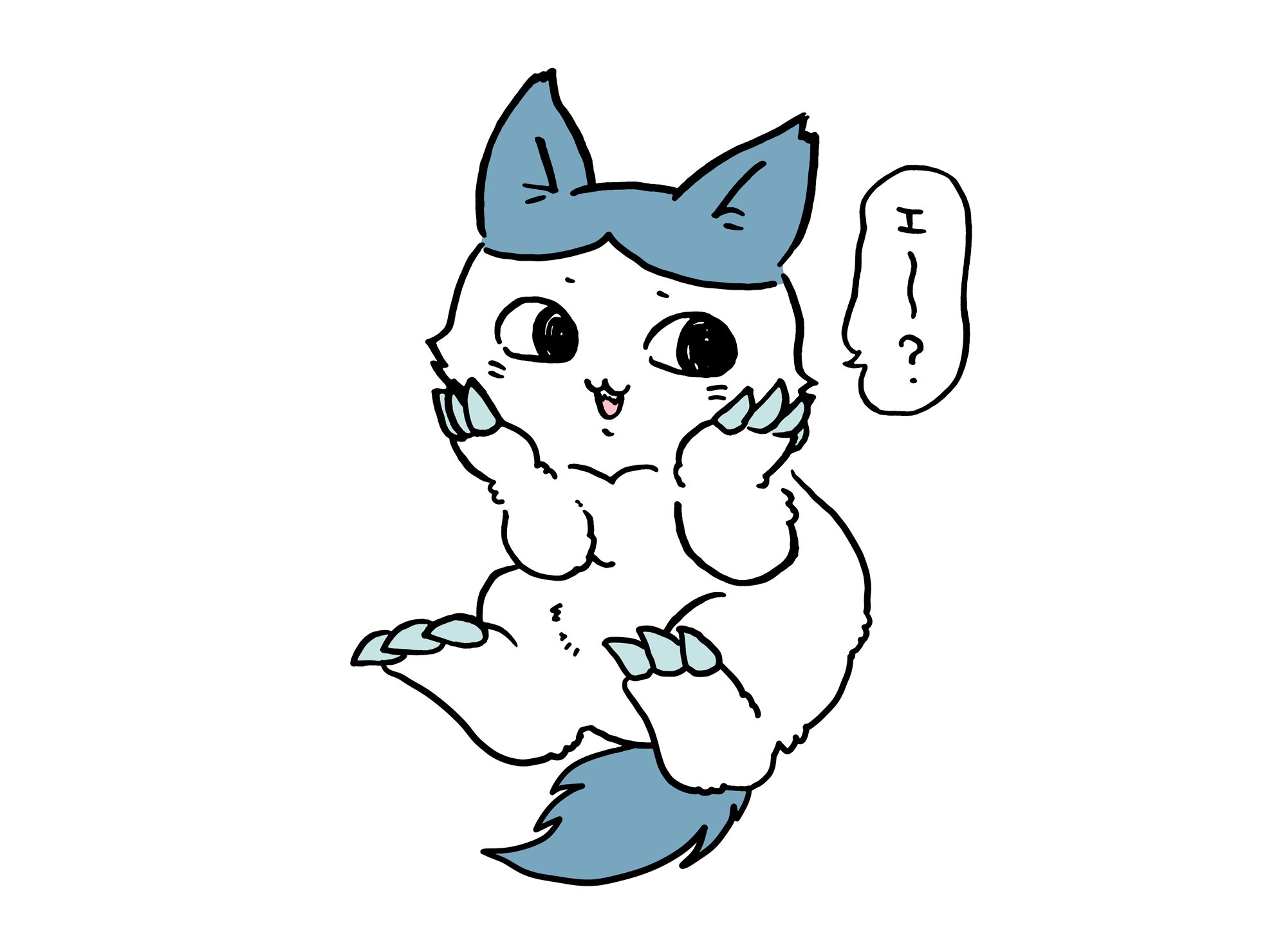 ◆✨カフー❤️ちわにゃん✨◆ おばけちくわとかぼちゃさん👻🎃 #チワプーのちくわ #ちくわ