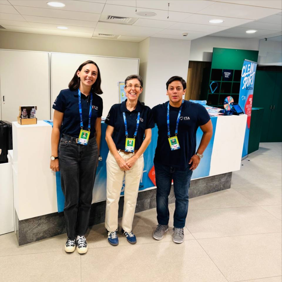 Our ITA Team is at the <a href="/padelfip/">FIP - International Padel Federation</a> Paris Major, ready to support athletes! 💬✨ Visit our booth at the players’ entrance &amp; lounge at Roland Garros. Thanks to all who stopped by and to our colleagues from <a href="/AFLD_France/">AFLD</a>! 

#KeepingSportReal #Padel #CleanSport #Athlete #AntiDoping