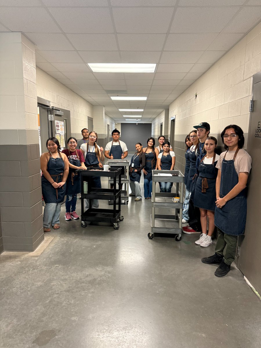 Our Baking students have already hosted two successful Bistros! These hands-on experiences give them the chance to practice hospitality skills while serving up smiles to our teachers. #LHSCulinaryArts #CTELockhart #LockedonExcellence #UnLockingPotential #LockhartLeading