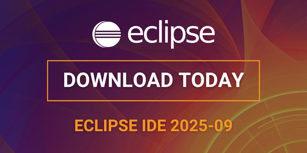 EclipseFdn's tweet image. 🚨The #EclipseIDE 2025-09 release is now live! Upgrade today for enhanced #Java support and more: hubs.la/Q03HNcPQ0 

#opensource #developertools