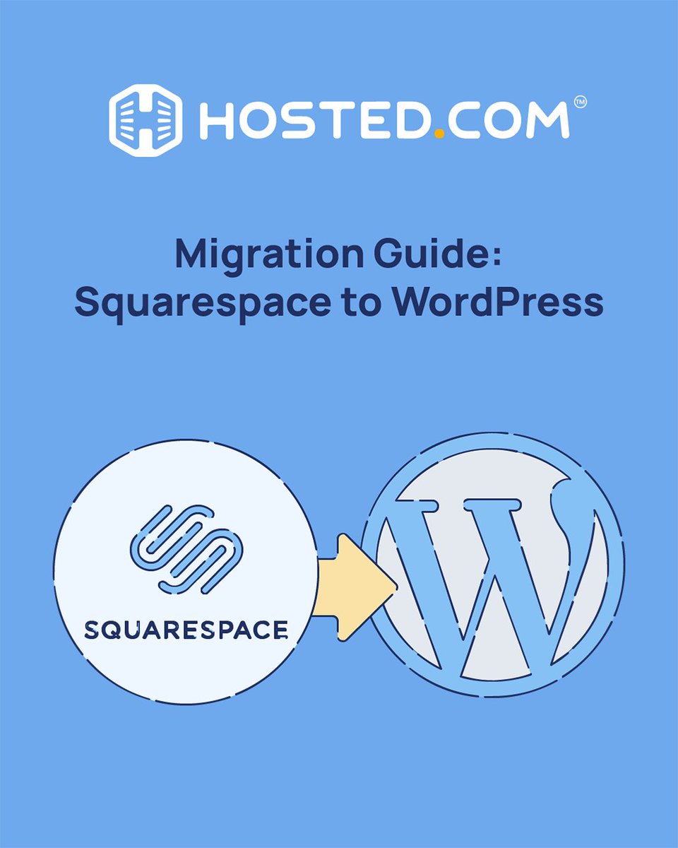 hostedcom's tweet image. Planning to recreate your Squarespace design in WordPress? Using flexible themes and page builders, you can rebuild and keep SEO value without having to start from scratch. 
 
Step-by-step guide here tinyurl.com/bdejnrb5 
#SquarespaceToWordPress #MigrationMadeSimple