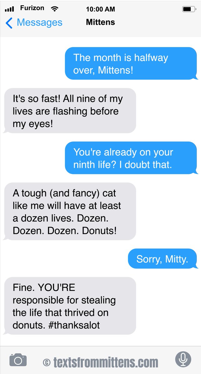 Texts from Mittens:  Lives
Order books and calendars anywhere you buy them! (also, there's a link in bio) Texts from Mittens, copyright 2013-2025  #textsfrommittens