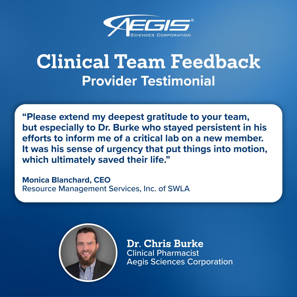 A critical lab result. 
A quick call from a pharmacist. 
A life saved.

This recent provider testimonial is a powerful reminder of how much impact collaboration can have in patient care.