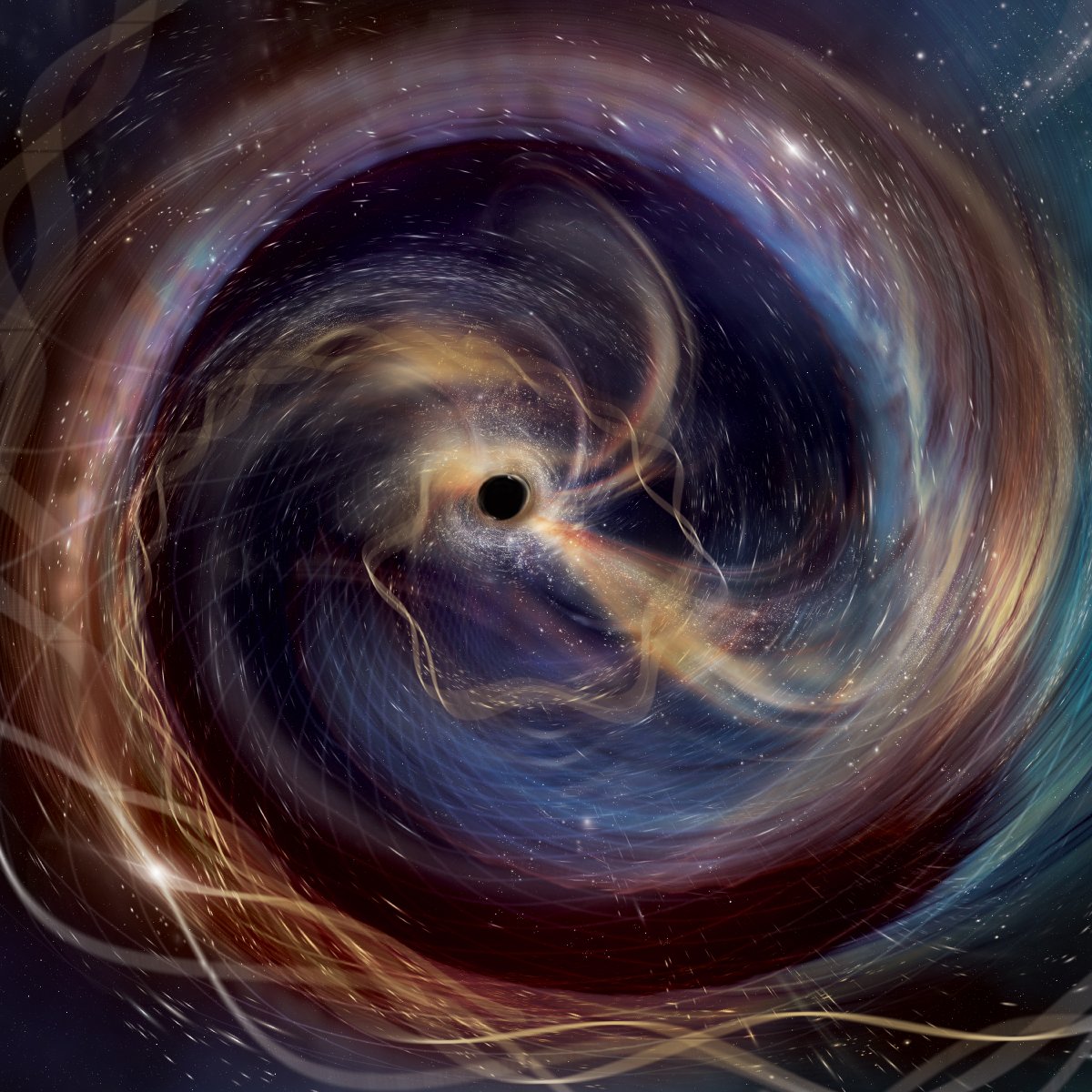 A new study in <a href="/PhysRevLett/">Physical Review Letters</a> analyzes #GravitationalWaves from GW250114, a black hole merger spotted by <a href="/LIGO/">LIGO</a> earlier this year, and provides the most precise confirmation yet for a #BlackHole theorem by #StephenHawking. ⚫

Read the paper: go.aps.org/4n7hXuT 

📷 Aurore