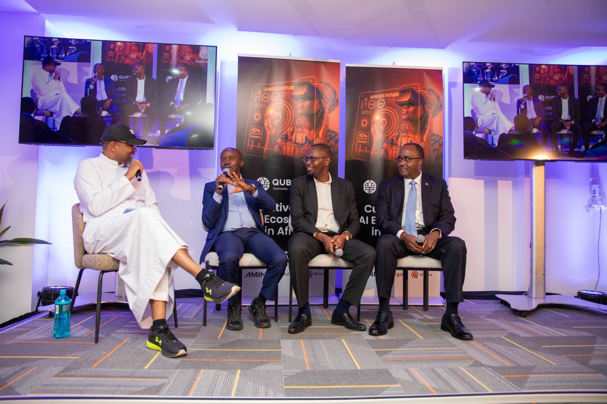 QubitHubAfrica's tweet photo. AI can replace a lot of jobs, but it can also give us efficiency that makes businesses expand.

~EGH @mucheru, President of @JUMO_WORLD 

#QubitHubLaunch #QubitHub #AIinAfrica #GPUAccess #BuildInAfrica https://t.co/PbevKdEU3T